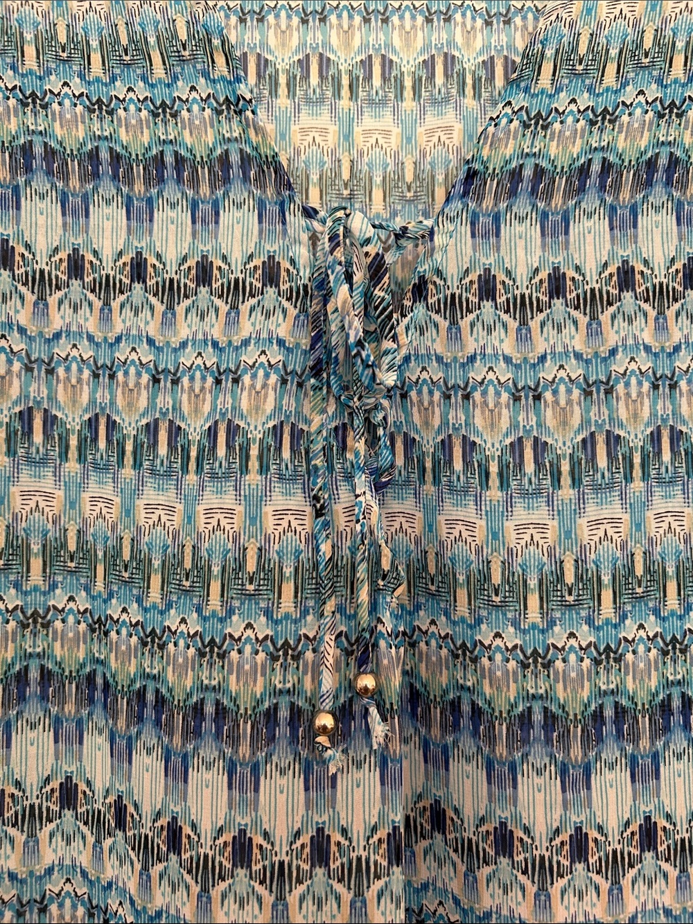Portocruz Blue Patterned Women’s Swim Coverup - Picture 7 of 9